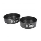 Set of 2 different sized cake tins, 20cm & 23cm