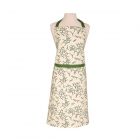 mistletoe patterned apron for cooking and baking inspired by the lindley collection