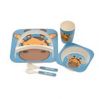 Eco Bamboo 5PC Kids Set - Giraffe