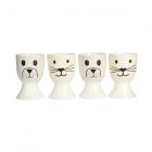 pack of four porcelain egg cups