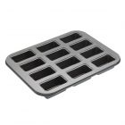 masterclass non stick mini loaf baking tin with loose base design