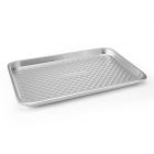 a large non stick baking tray, made from recycled metals