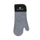 grey masterclass silicone single oven glove with embossed grip and cotton cuff