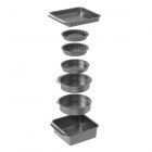 masterclass baking set containing cake tins & trays, that stack inside eachother