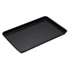 black enamel coated rectangular baking tray for kitchen use