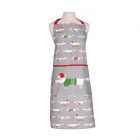 scion living mr fox christmas apron in grey