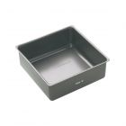 Masterclass Non-Stick Loose Base Deep Square Cake Pan - 23cm