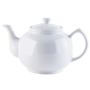 Price & Kensington Glossy White Teapot - 10 Cup