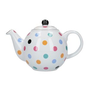 London Pottery Globe Teapot - Multi Spot - 6 Cup