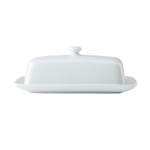 Mikasa Chalk Porcelain Butter Dish