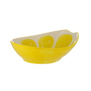 Typhoon World Foods Lemon Ceramic Oval Bowl