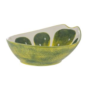 Typhoon World Foods Lime Ceramic Oval Bowl