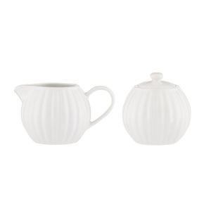 Price & Kensington Luxe White Milk Jug & Sugar Bowl Set